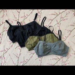 (4) bundle Nursing / breastfeeding workout bras